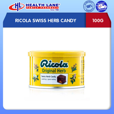 RICOLA SWISS HERB CANDY 100G